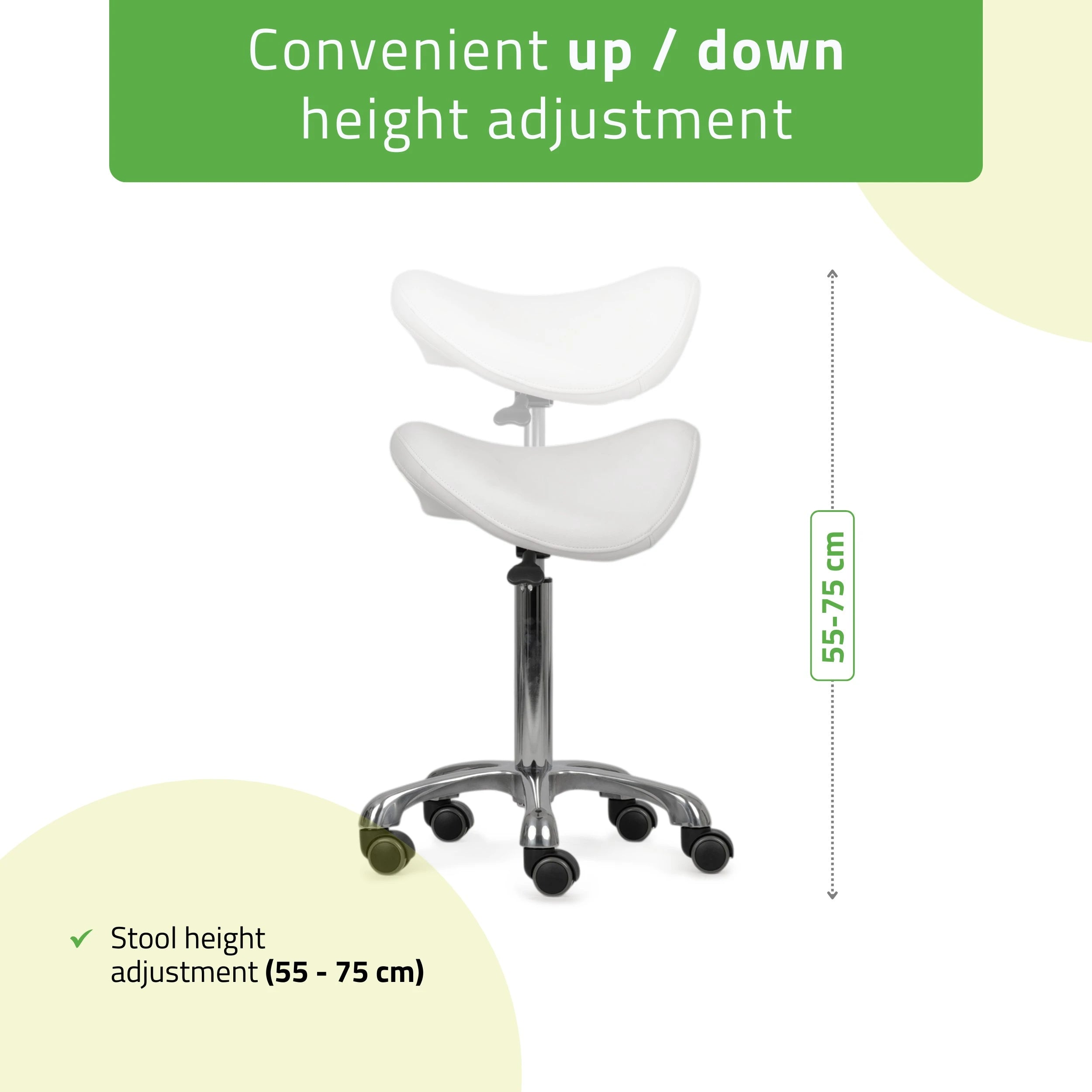 Meistro kėdė Alma So Skin K401, balta