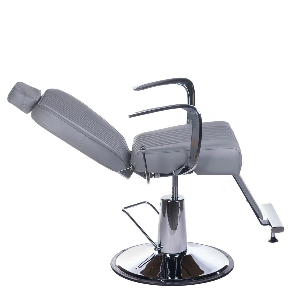 fauteuil Barbier OLAF BH-3273, gris clair
