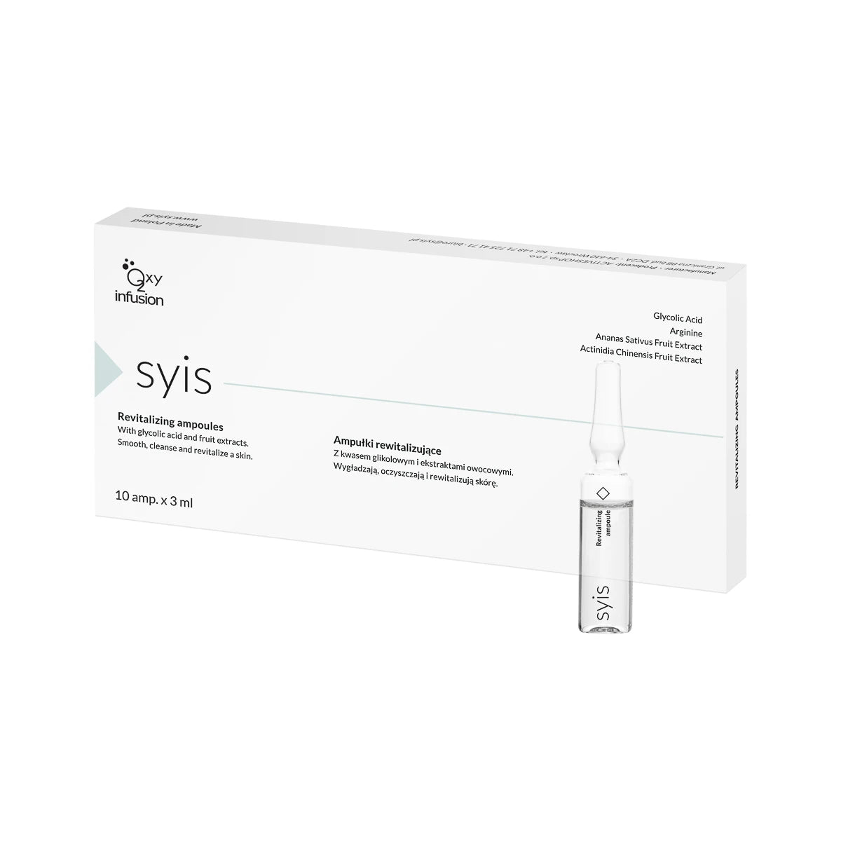 Syis restaureerivad ampullid, 10 x 3 ml