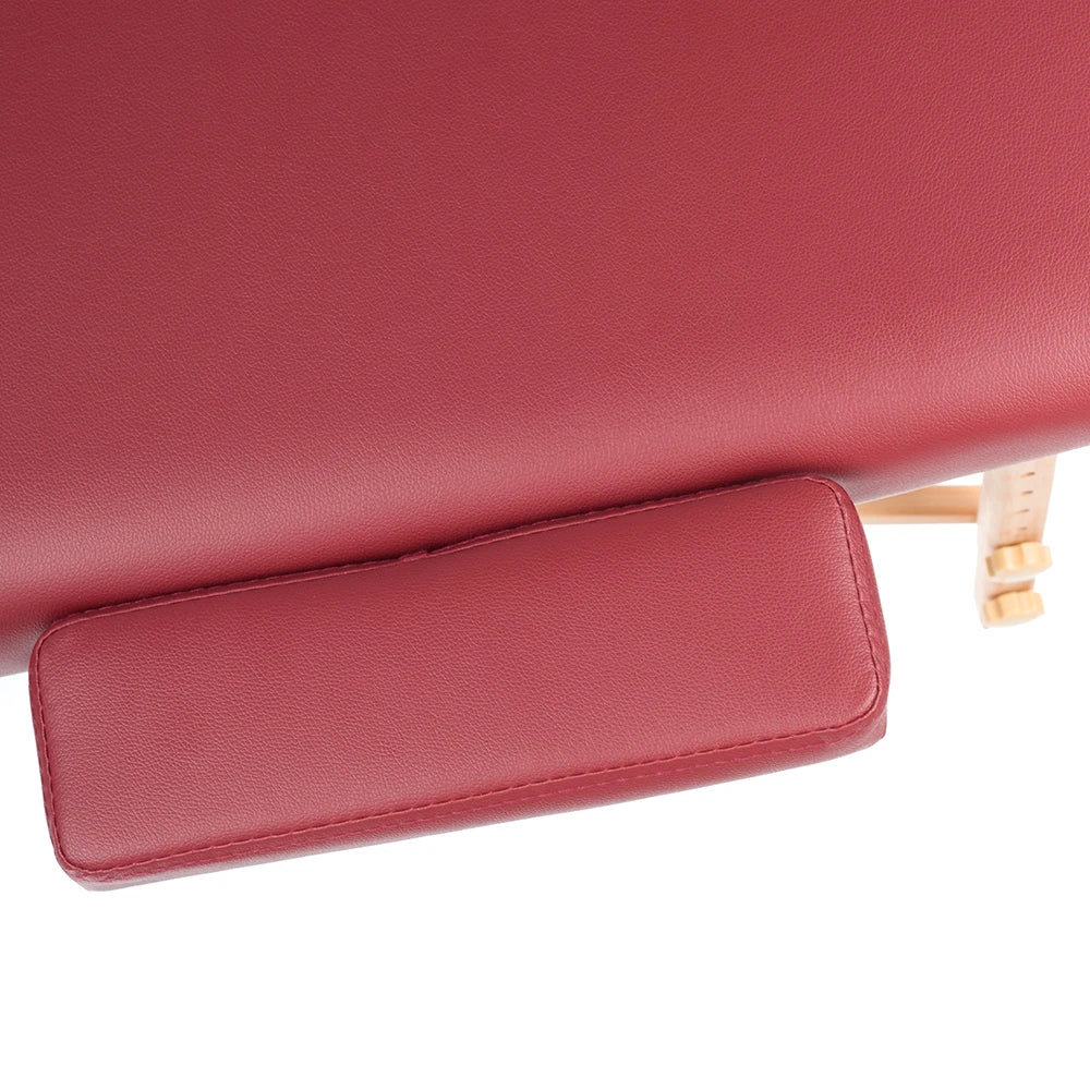 Sulankstomas masažo stalas COMFORT 10, bordo