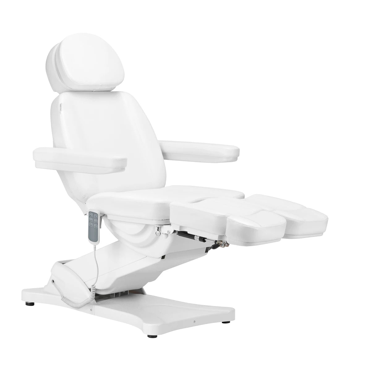 Pedikīra krēsls SILLON CLASSIC PEDI, 3 motori, balts
