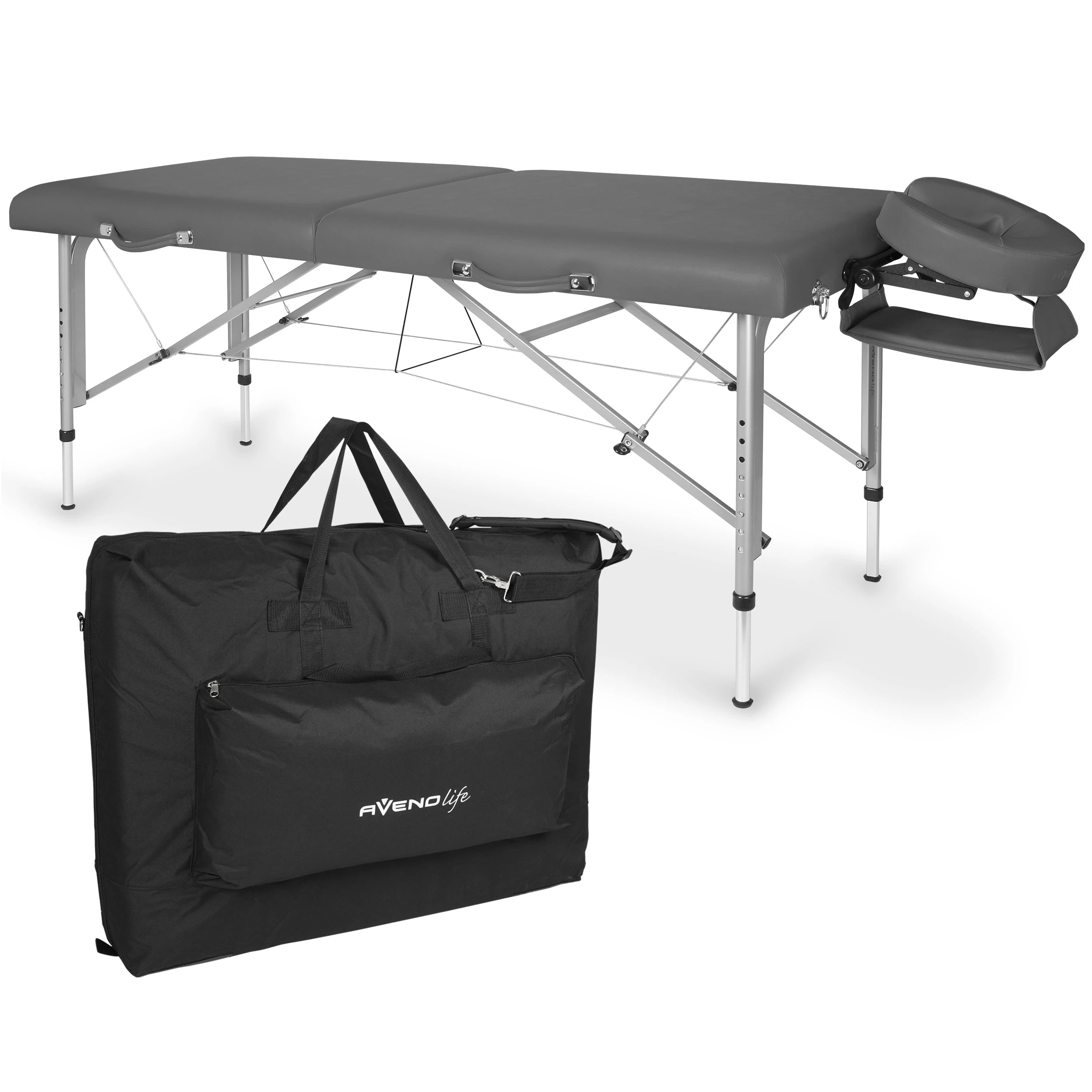 Altus 70 Soft Touch K622 massagetafel, Charcoal