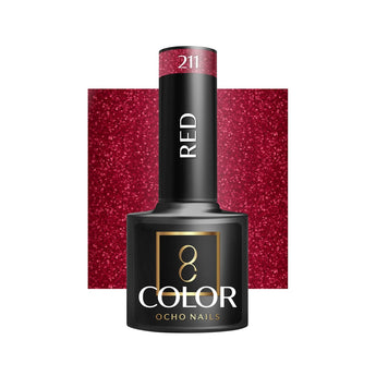 OCHO NAILS Gellak Red 211, 5 g