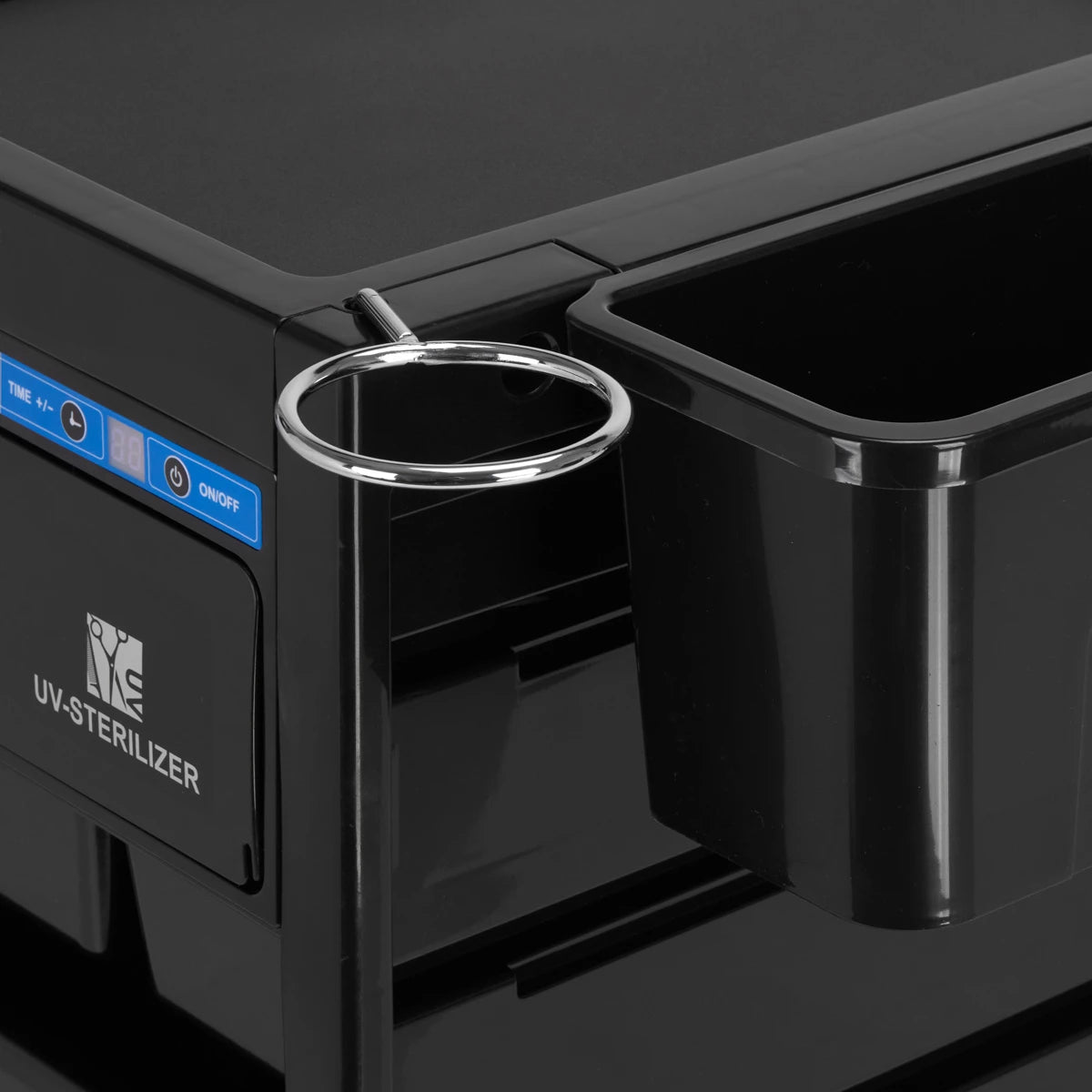 Gabbiano Frizētavas ratiņi ar UV sterilizatoru 68UV, melni