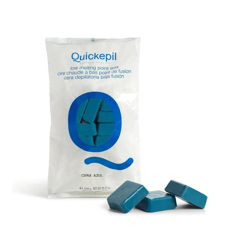 Quickepil Kõva depilatsioonivaik, 1 kg, sinine