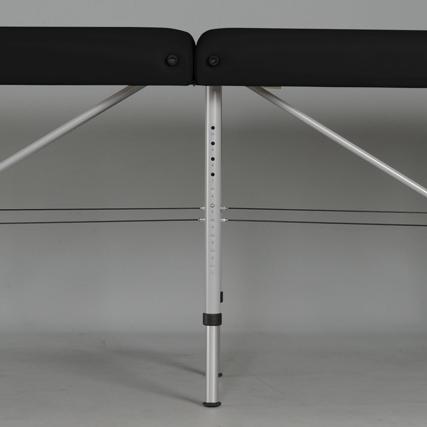 Elektrische Therapieliege Medmal Alu 60 Vinyl Flex K015, Schwarz