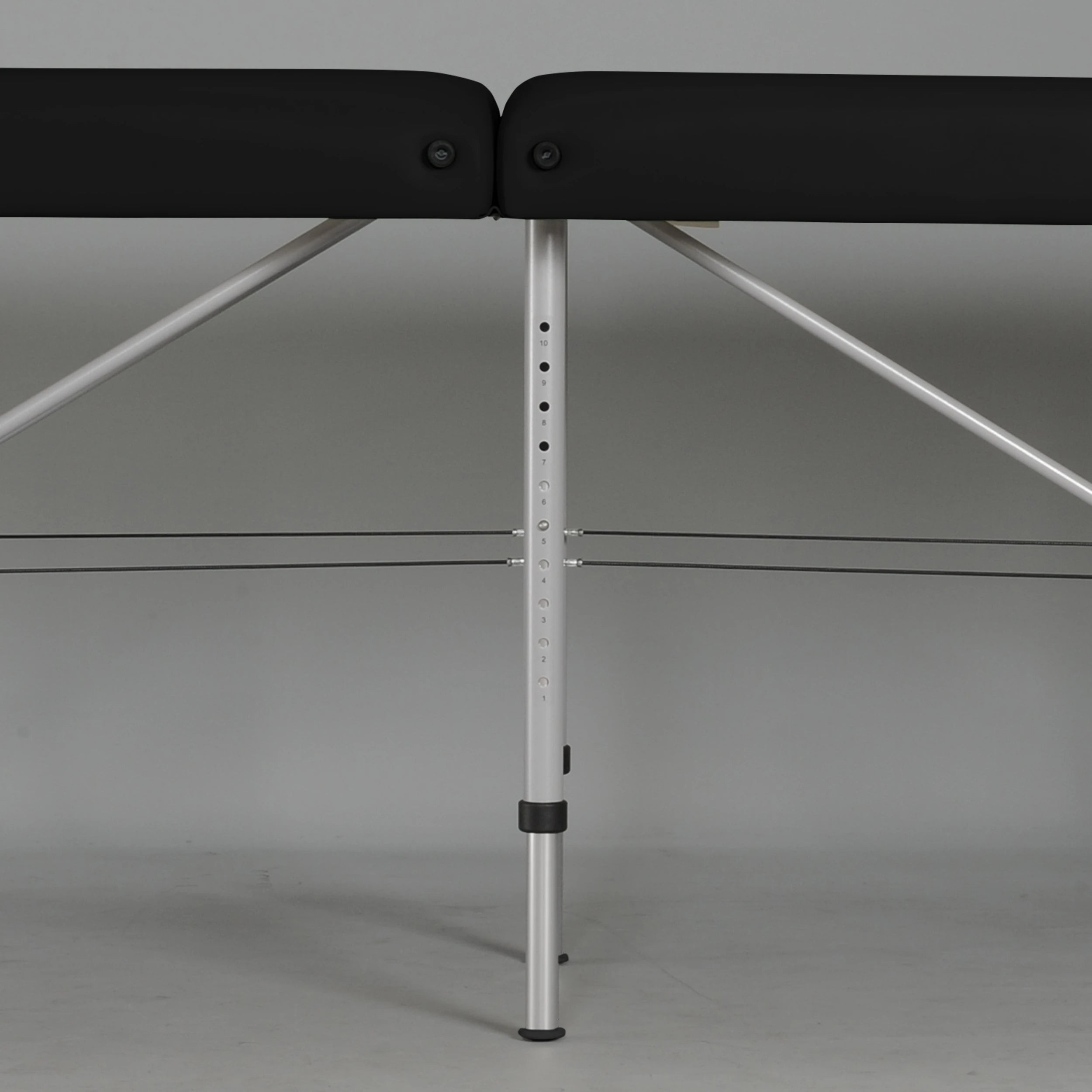 Elektrische Therapieliege Medmal Alu 60 Vinyl Flex K015, Schwarz