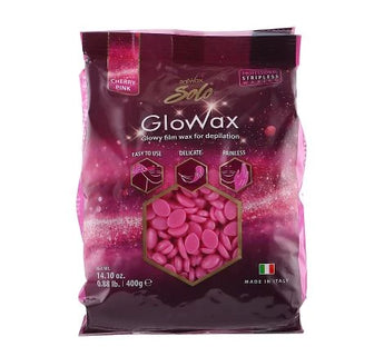 ItalWax GloWax Karsts plēves vasks granulās, cherry pink 400g