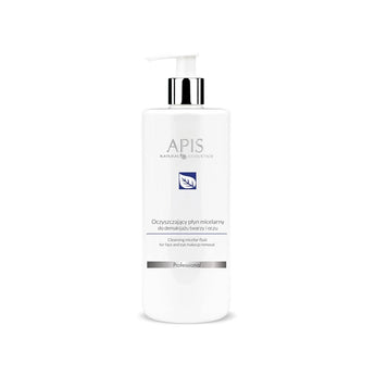 Apis cleansing micellar water for face and eye make-up removal 500ml