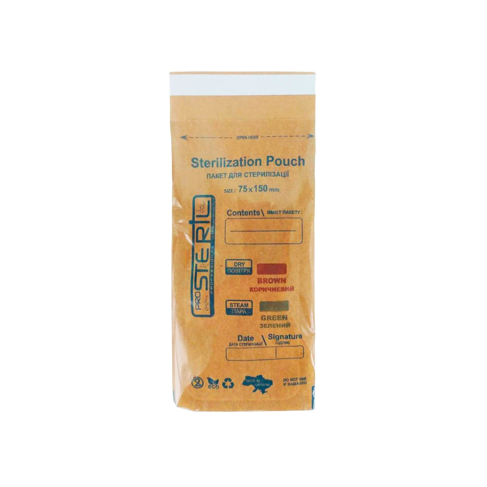 ProSteril Sterilization pouch (kraft bags) 75x150 brown 100 pcs.