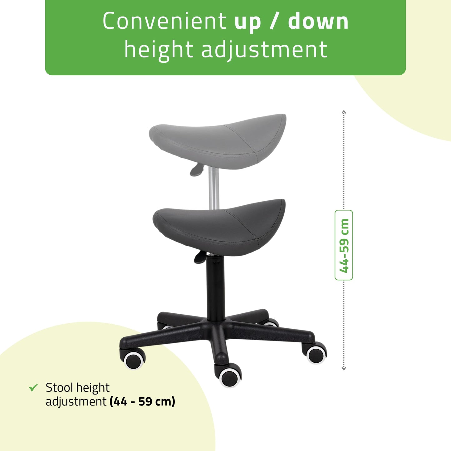 Friziera krēsls LUMO, Comfy Base k521, pelēks