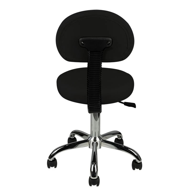 Cosmetic chair with backrest, AM-9934, black