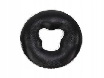 Silicone gel pad for massage tables with face hole, coffee