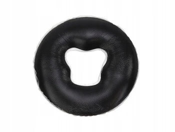 Silicone gel pad for massage tables with face hole, coffee