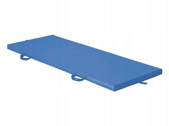 Divdaļīgs saliekamais matracis 170x65x5, zils