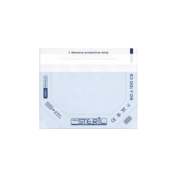 Sterilization pouch STEAM 100x60, 100pcs