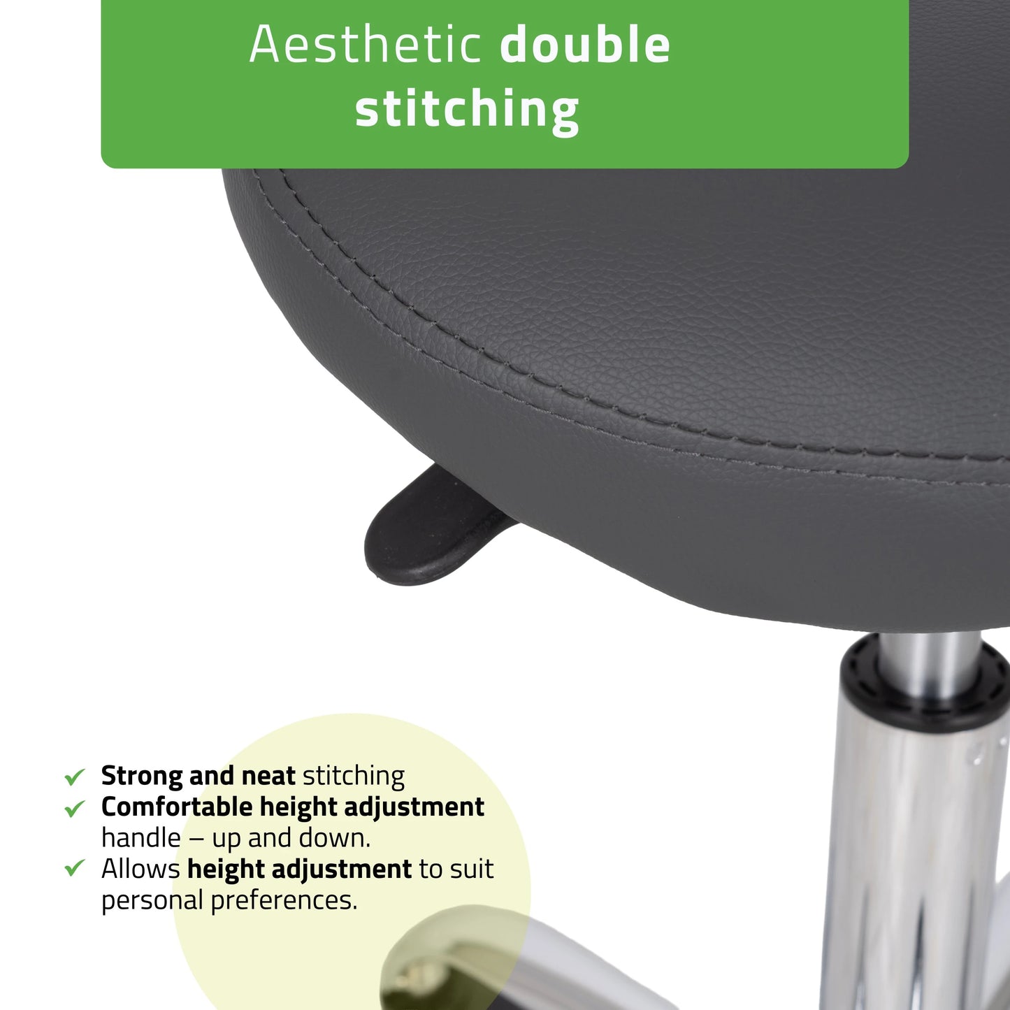 Sattelstuhl LOFI, Comfy Base k521 Grau