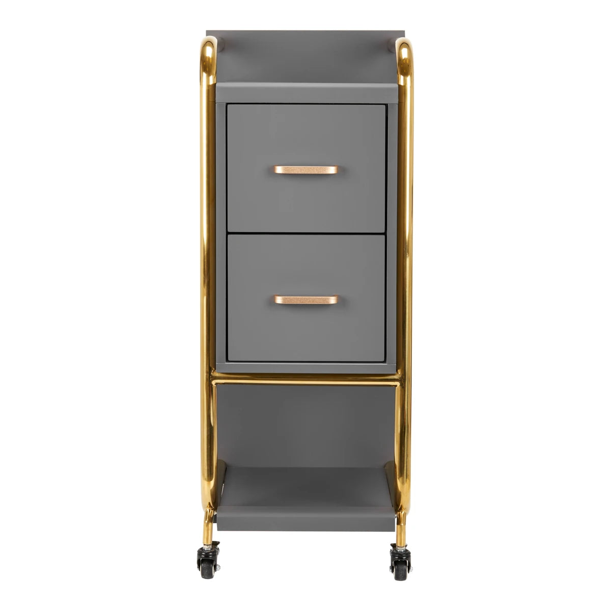 GABBIANO HAIRDRESSER TROLLEY SOLO GOLD GRAY