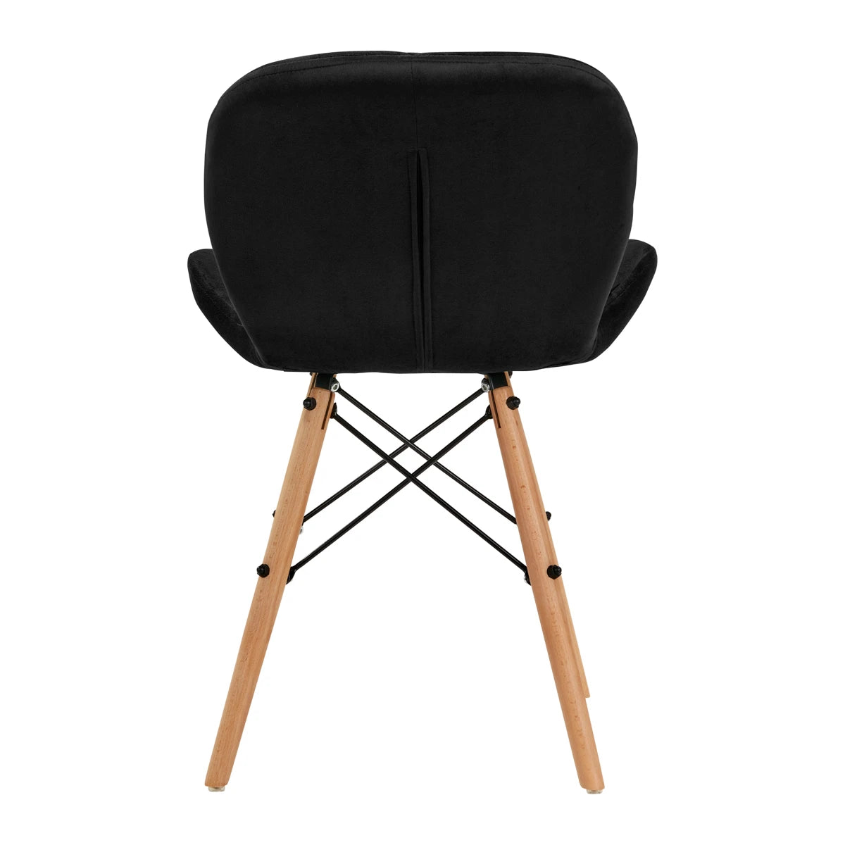 4Rico Cosmetic chair QS-186 black velvet