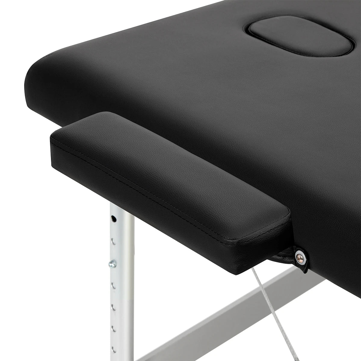 BALANCE aluminium folding massage table 3 segment black