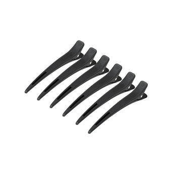 Coiffure clamps carbon e-15 10 pcs 11.5 cm noir