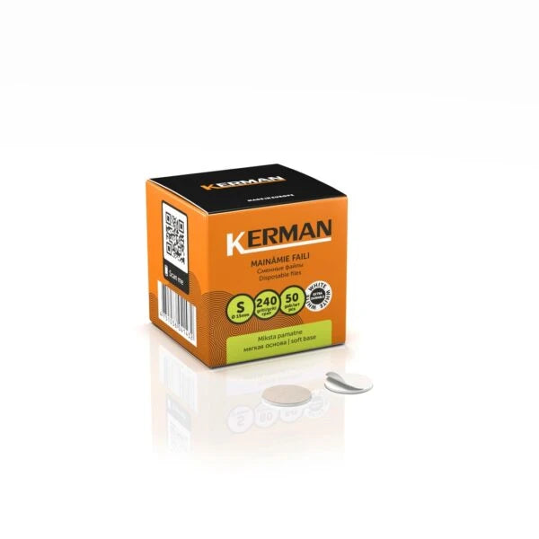Kerman Einweg-Podo Disc Nachfüllpads S, 240er Körnung (50 Stück)