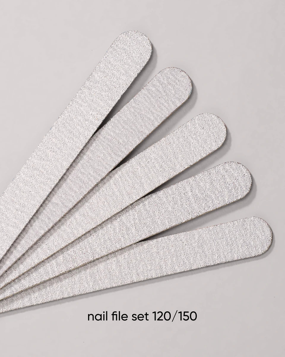 Dark by Rior Wegwerp nagelvijlen set, 50 stuks (120/150 korrel)