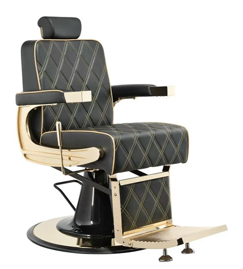 Weelko CREW GOLD Barberstuhl, Gold