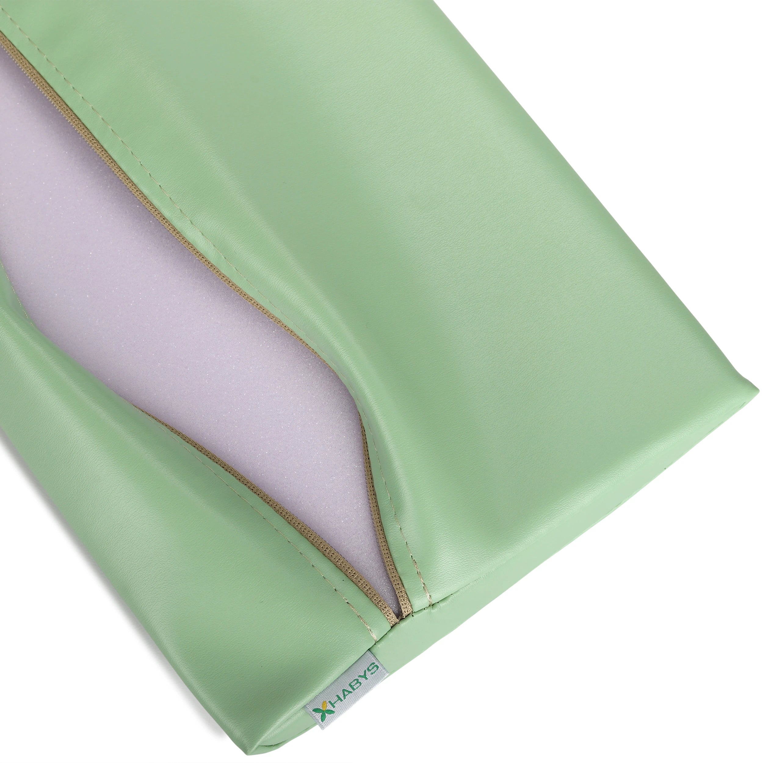 Semi Round Bolster Lumbar 40x25x7 Soft K022, Grün
