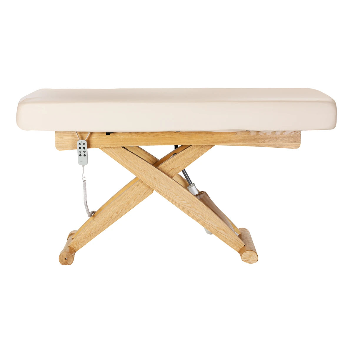 Sillon SPA behandelstoel Siesta, crème met lichtbruine voet