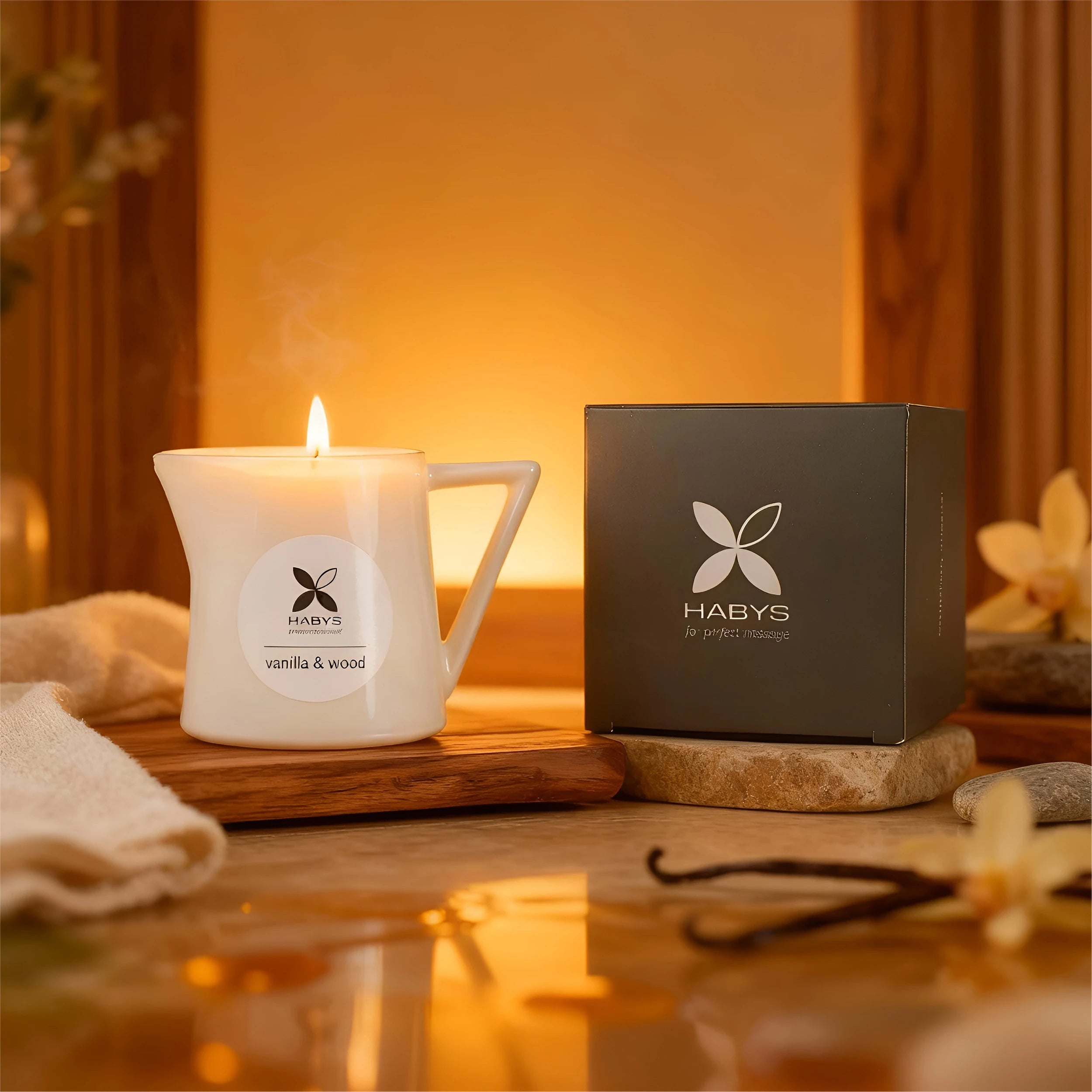 Massage Candle - Vanilla & Wood 110 ml