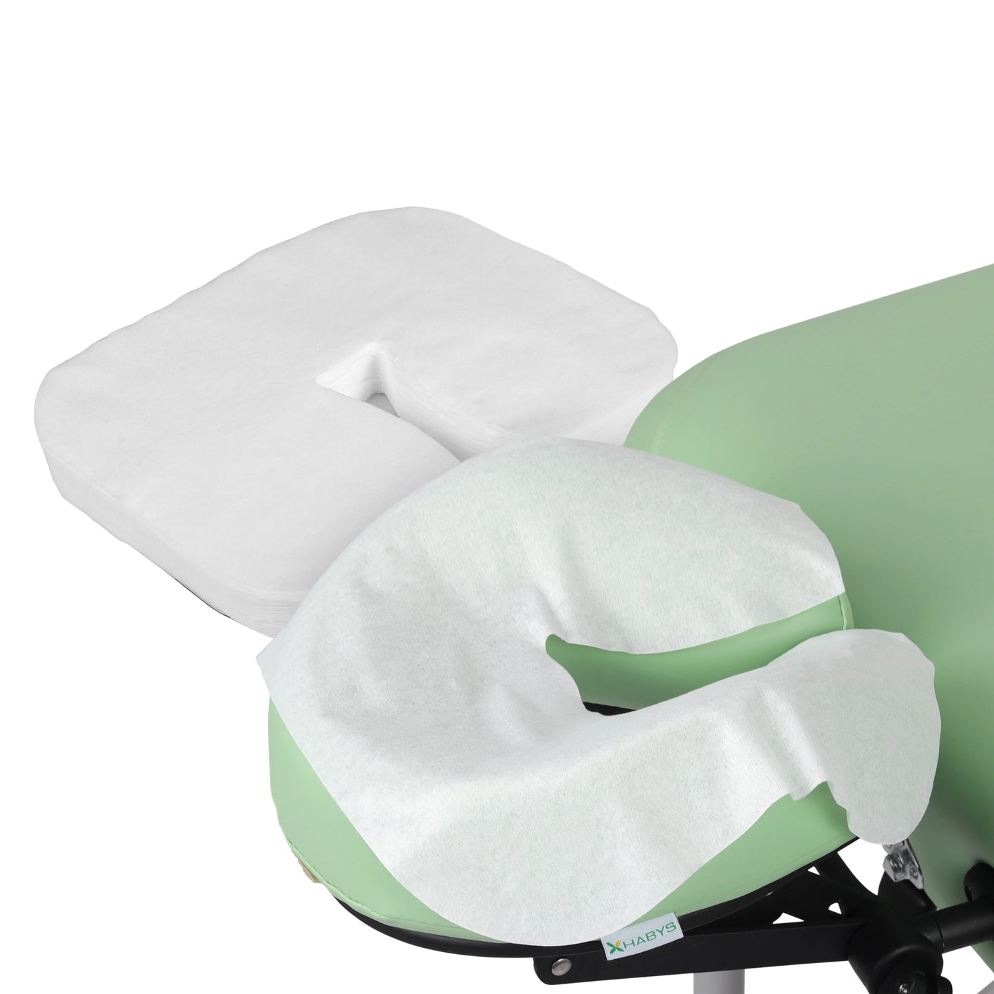 Wegwerp gezichtskraag hoezen non-woven 100 stuks