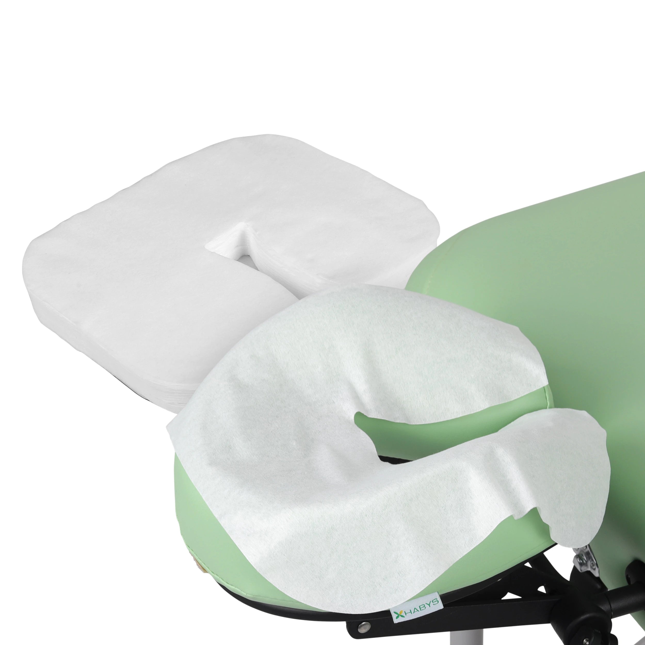 Wegwerp gezichtskraag hoezen non-woven 100 stuks