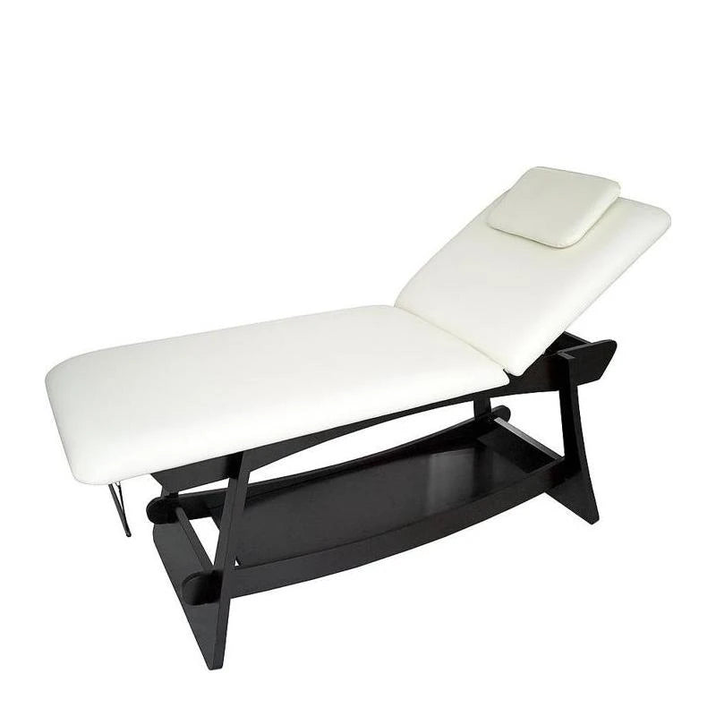 DELTO Wooden Massage Couch White with Base