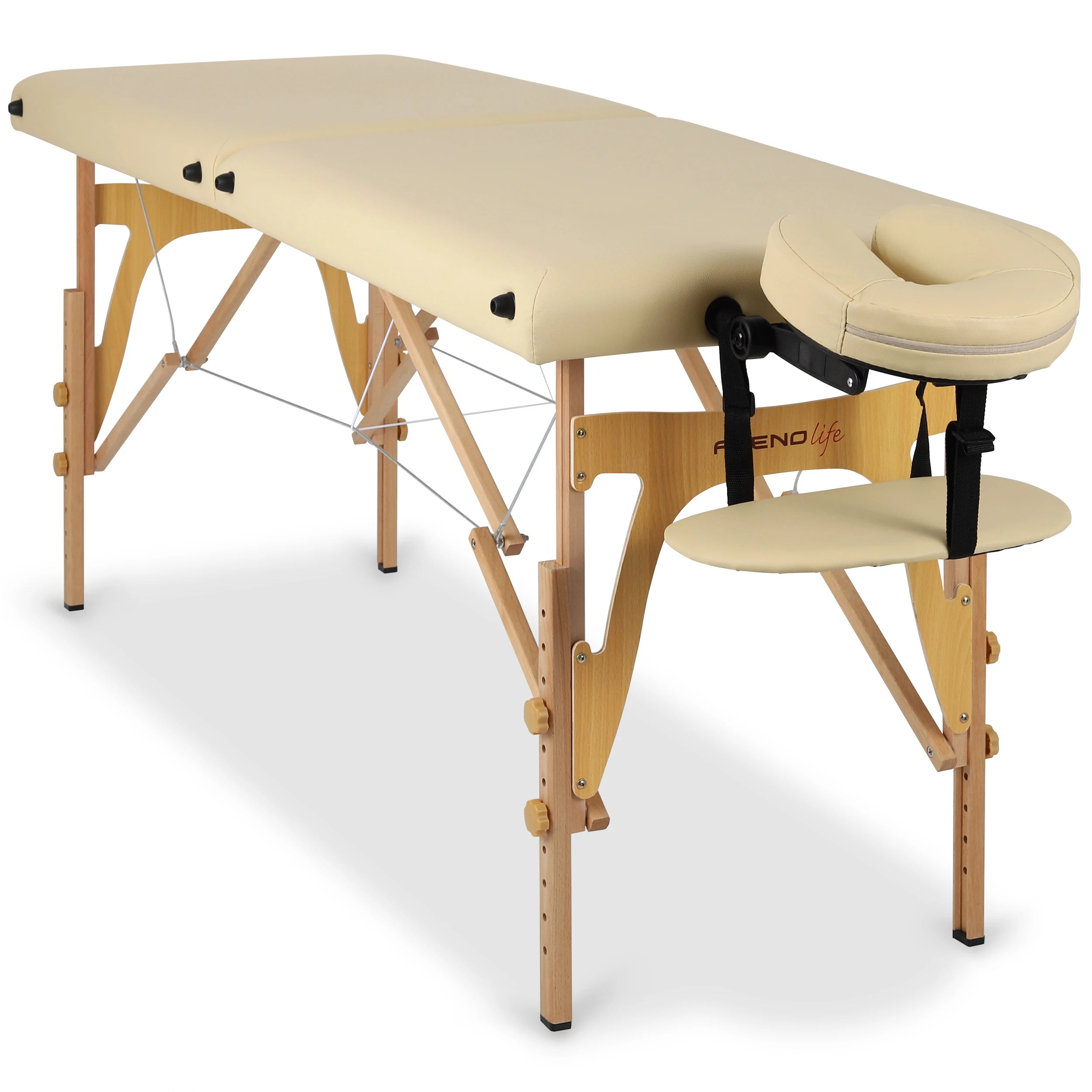 Pārnēsājams masāžas galds Sonia Comfy Base K533, bēšs