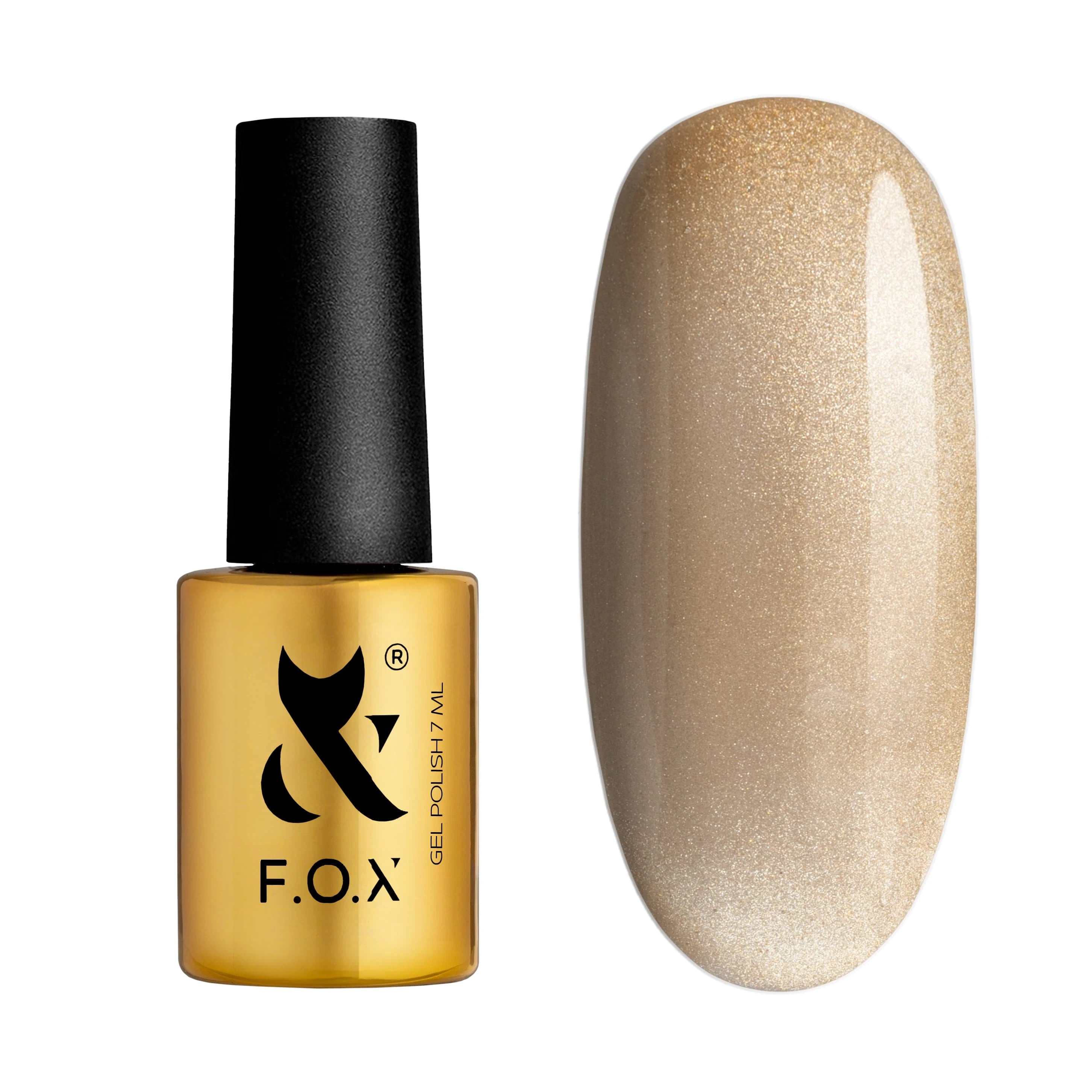 F.O.X Cat Eye geellakk 002, 7 ml