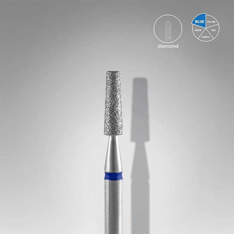 STALEKS Diamantfräser Rundkegel Blau EXPERT, Kopfdurchmesser 2,5 mm / Arbeitsteil 8 mm