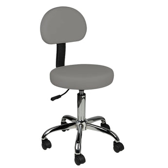 Behandelstoel met rugleuning AM-9934, grijs