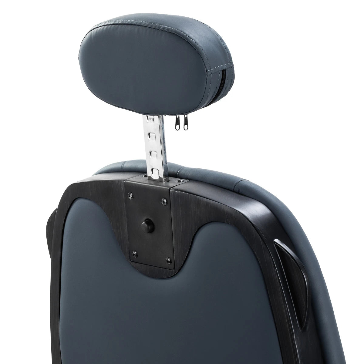 Gabbiano Francesco Graphite barber chair with brushed black frame