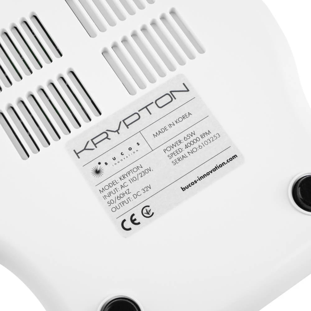 Аппарат для маникюра и педикюра (фрезер) KRYPTON XPS-400 WHITE/PURPLE, 65 W и 40 000 об./мин.