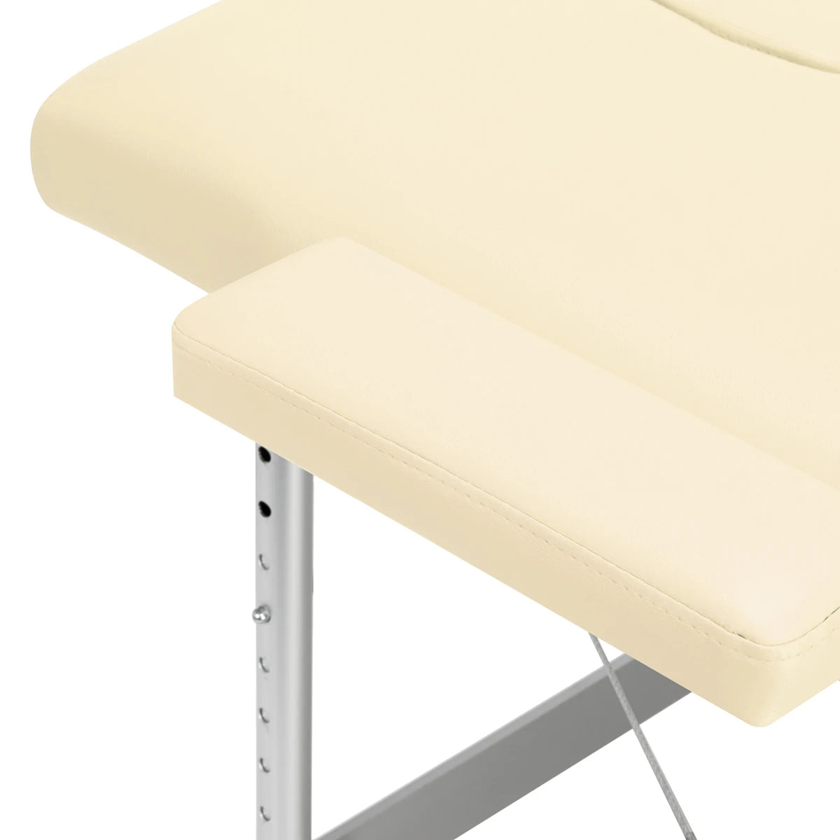 Balance aluminium opvouwbare massagetafel 2-delig, crème