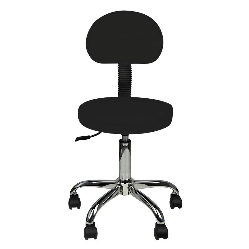 Cosmetic chair with backrest, AM-9934, black