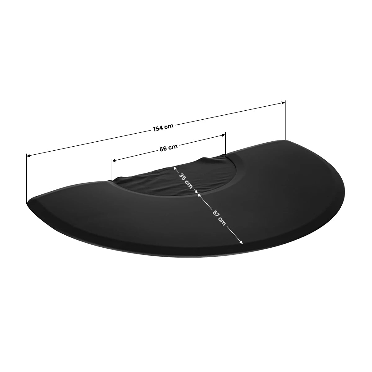 coiffure mat under a semicircular armchair
