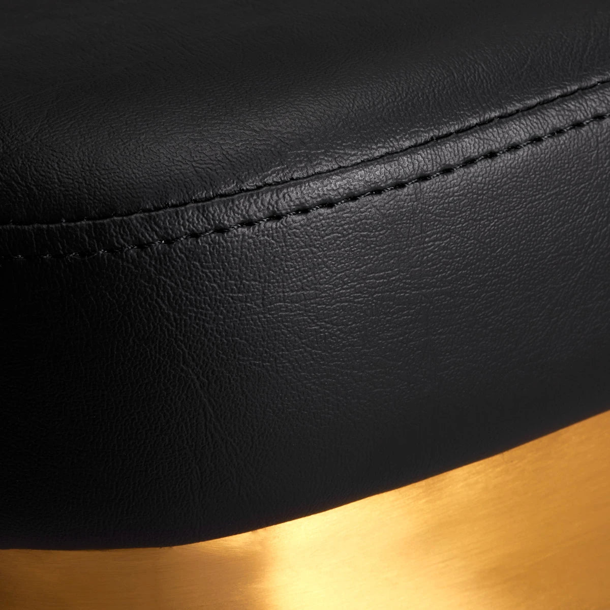 Gabbiano Friseurstuhl Granda, Schwarz-Gold