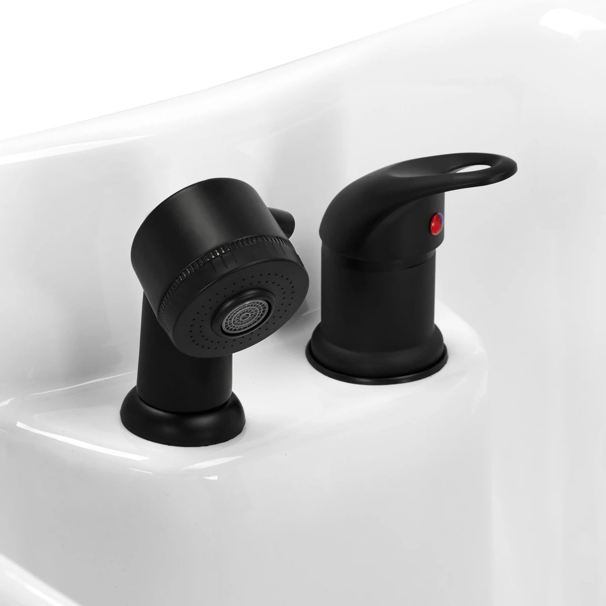 Gabbiano Rückwärtswaschbecken Turyn, Schwarz