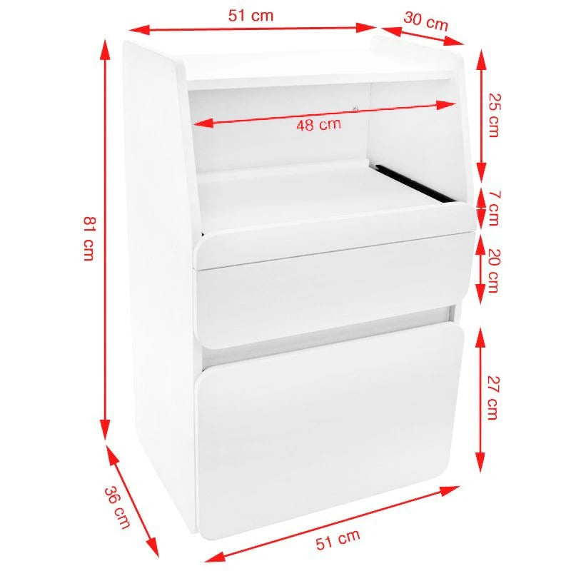 Azzurro Cabinet midi 970, Wit