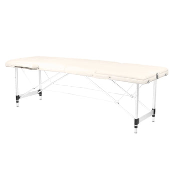 ACTIVFIZJO COMFORT kokoon taitettava hierontapöytä, 3-osainen, alumiini, cream