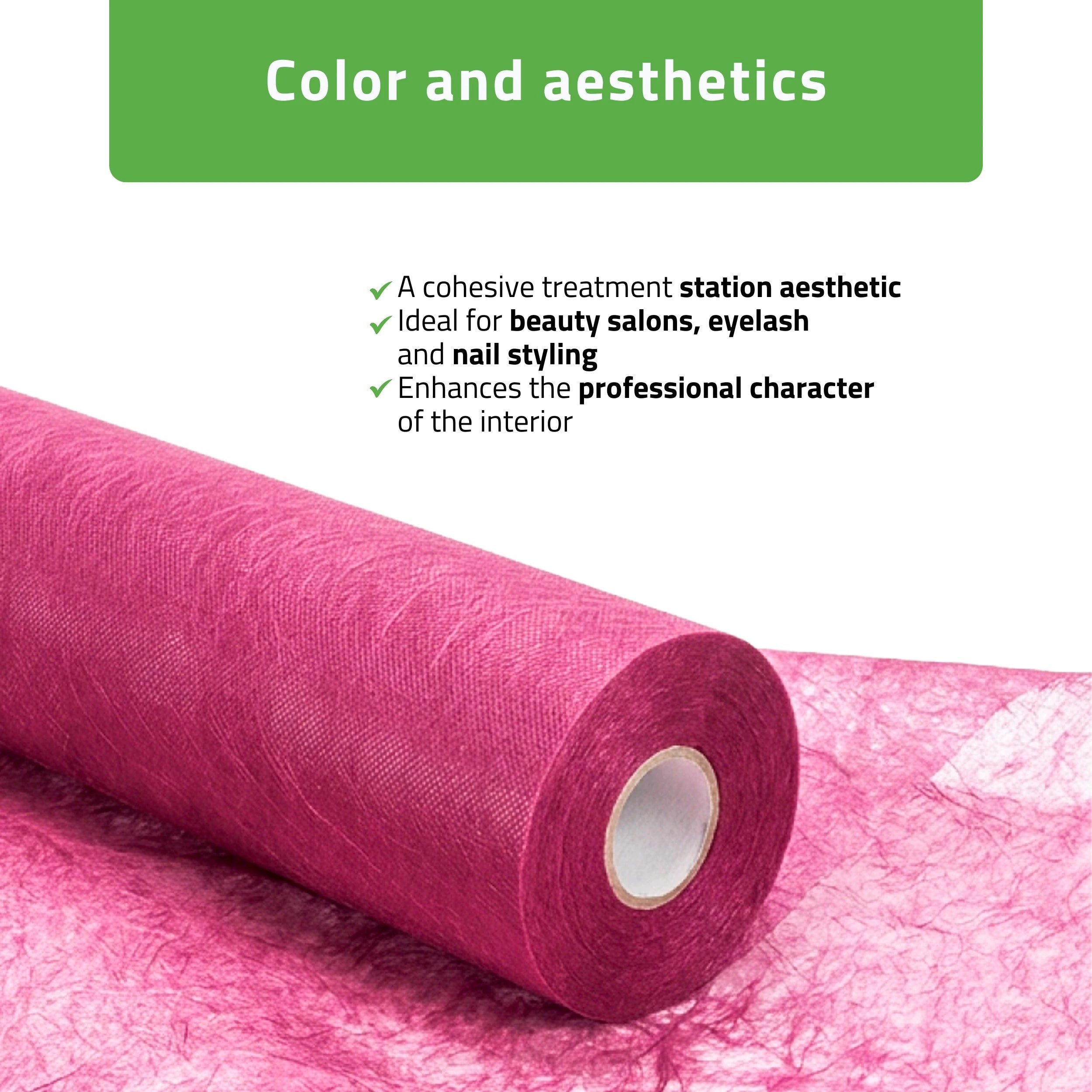 Neaustinis materialas 70 cm x 50 m 18g/m2, rožinė