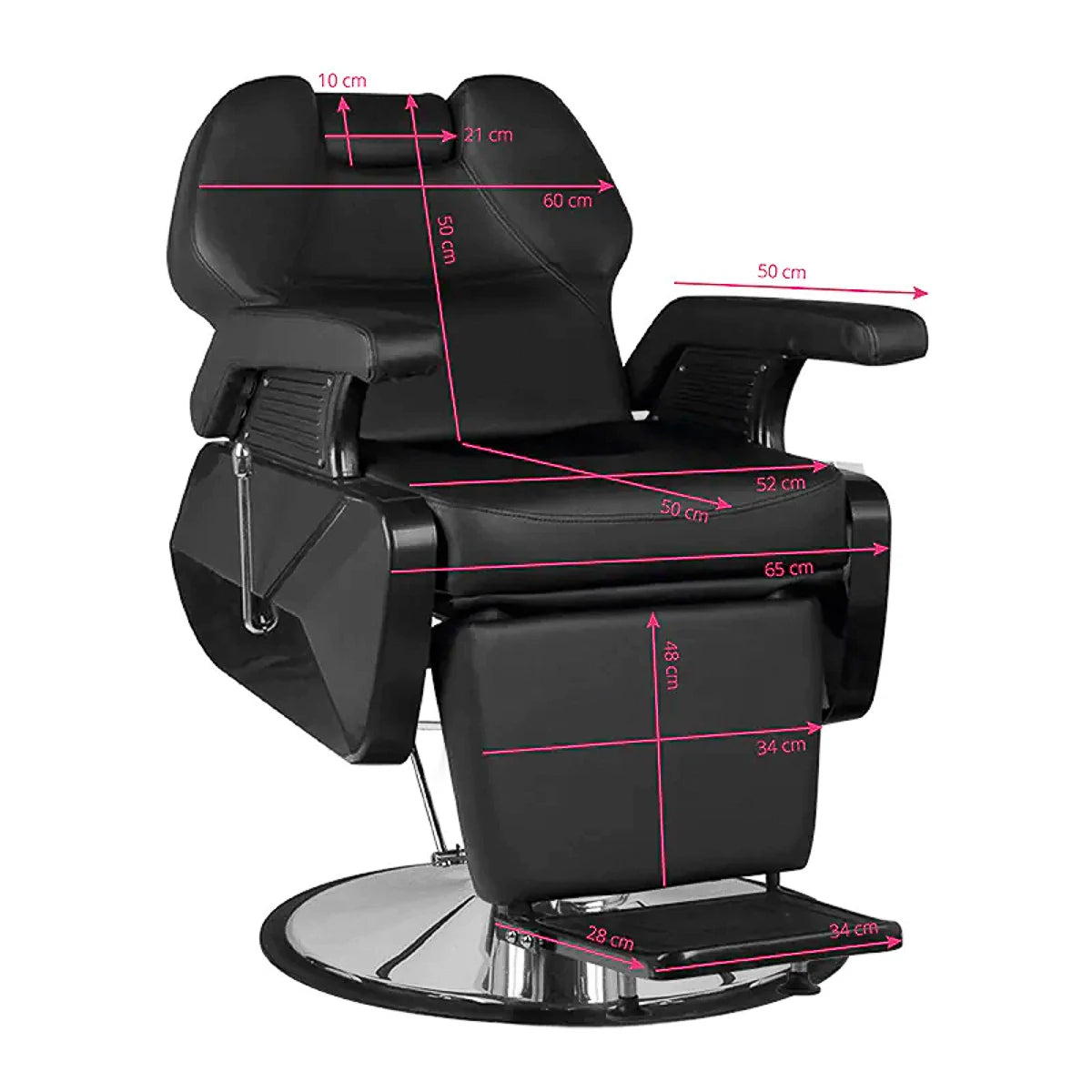 Парикмахерское-барбер кресло Hair System New York, черное
