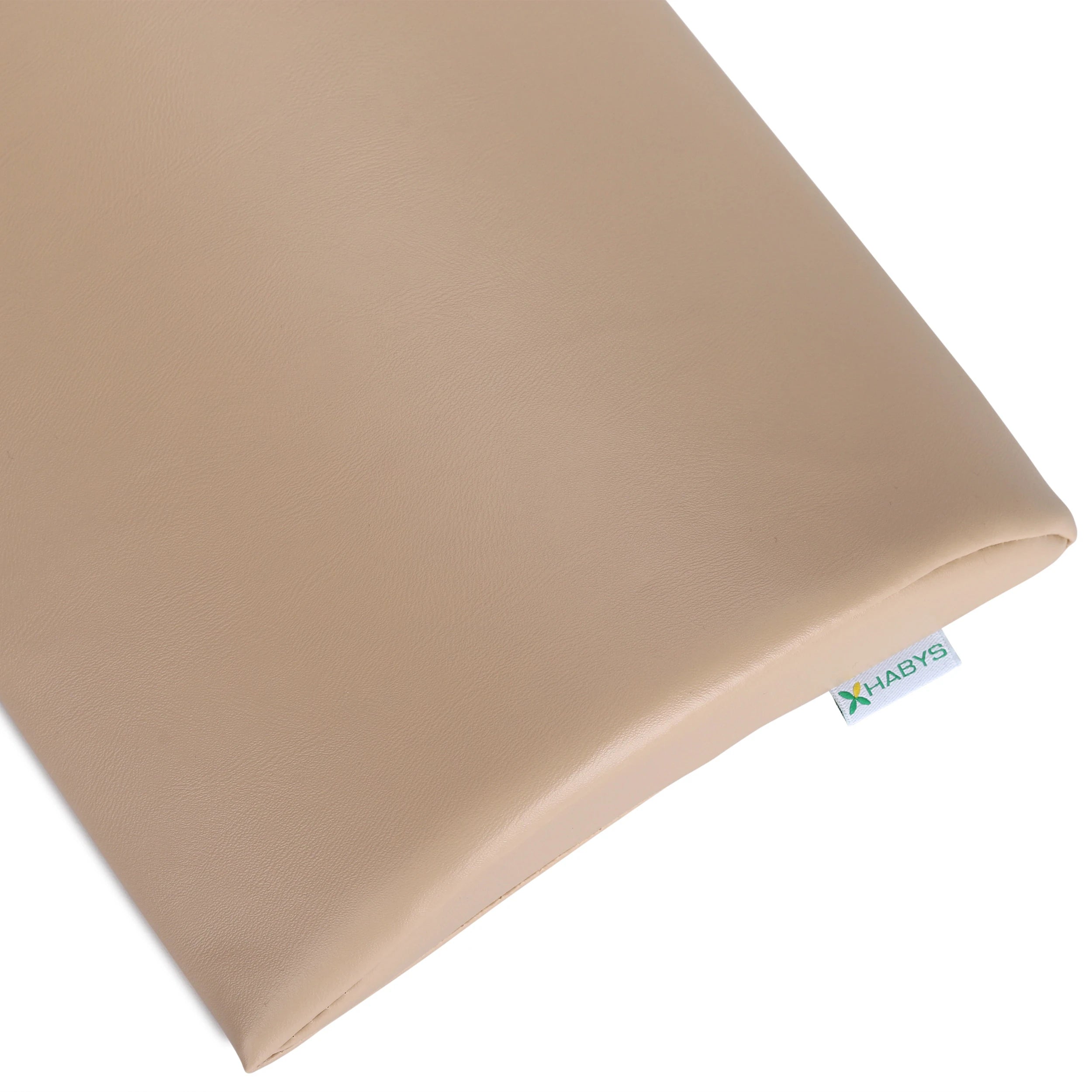 Semi Round lændestøtte 40x25x5 Soft K033 beige